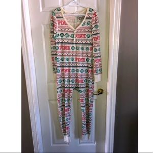 COPY - PINK Christmas onesie